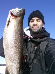 Fish catch selfie - author provided image