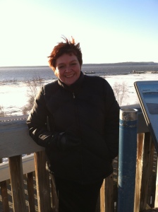 Picture of Jody on a site visit in Anchorage - author provided image