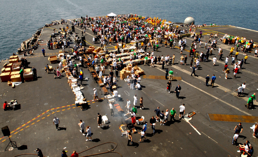 Steel beach picnic photo