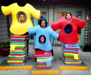 SOAR ladies at Universal Studios attraction. - author provided image