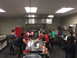 PRA Staff Help Prepare Unity House's Thanksgiving Meal - photo provided by Holley D