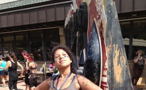 Crystal After Completing the Warrior Dash - author provided image