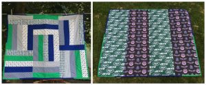 Jets & Mets Quilt - photo provided by author