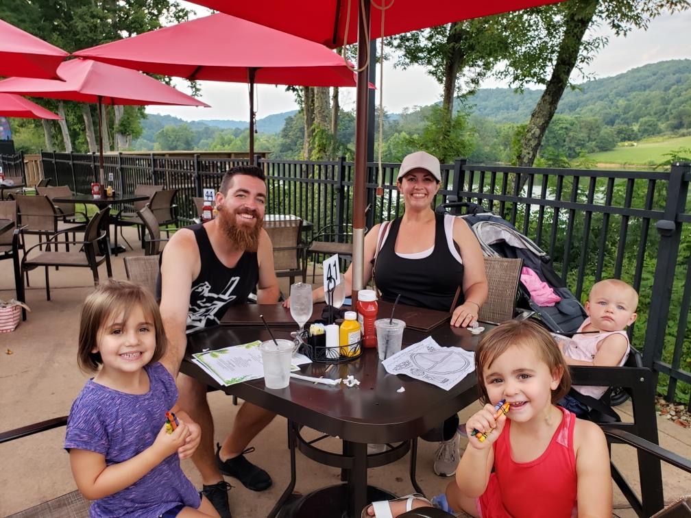 Amanda and Family on "Workcation" in West Virginia