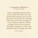 Aquarius Mantra