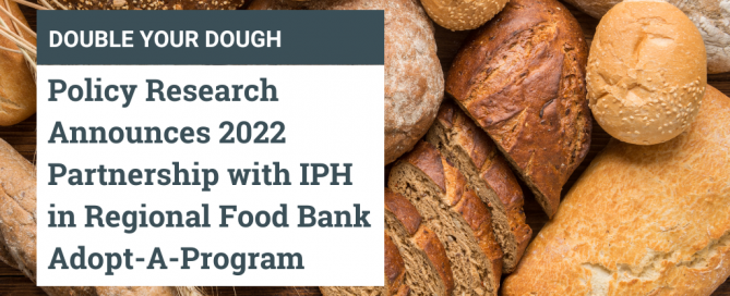 PRA Announces 2022 Partnership with IPH in Regional Food Bank Adopt-A-Program